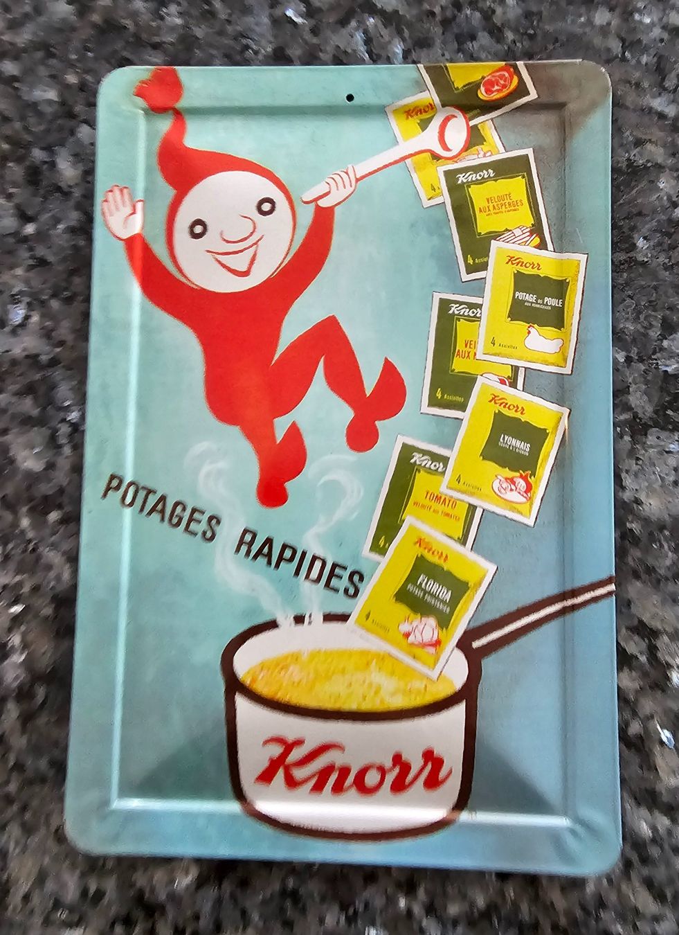 Tutte le decorazioni: Drei "Knorrli" Blechschilder – Nuovo (secondo la descrizione) da Oetwil a.d. Limmat venduto da grisilisi 1