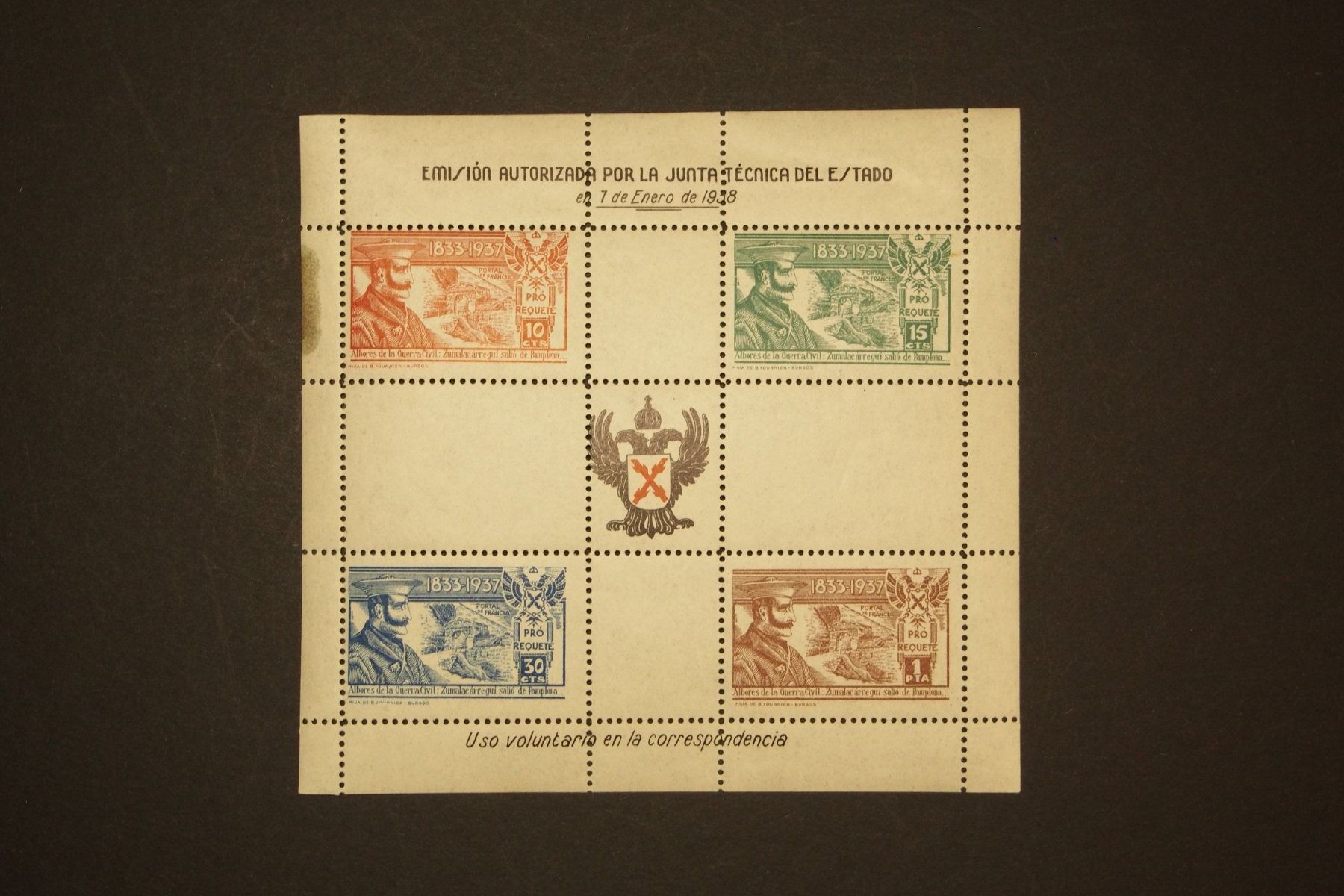 Tutti i francobolli: 1938 Briefmarken Spanischer Bürgerkrieg** – Usato da Solothurn venduto da and_fxw5
