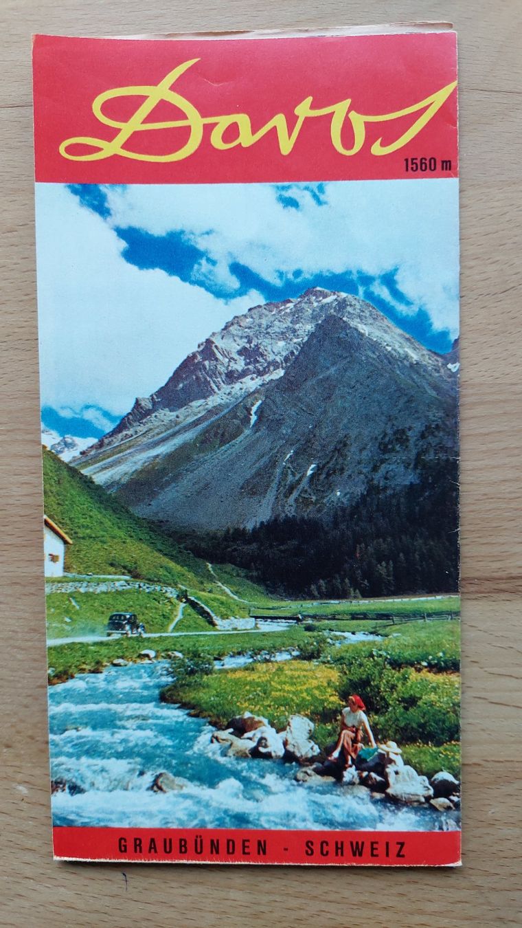 Documenti: Alter Prospekt Davos Graubünden Schweiz – Usato da Obfelden venduto da Foto_Bild_Kunst_Buch
