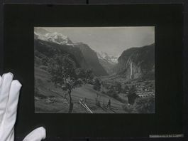 Fotografie Lauterbrunnen, Panorama mit W