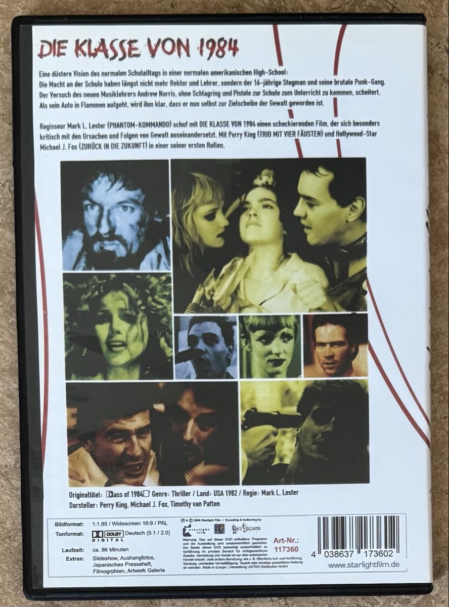 Alle DVDs: DIE KLASSE VON 1984 – Neu (gemäss Beschreibung) aus Dietikon von AndreaSch01 1