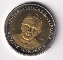 Sondermünze 10 Euro Vatikan Entwurf 2006 unz