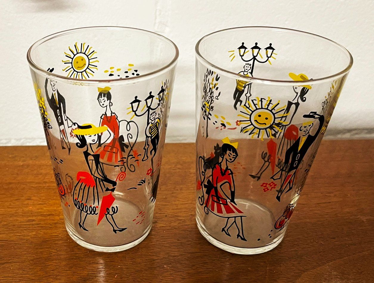 Bicchieri: Designklassiker: MID CENTURY GLÄSERSET – Usato da Frenkendorf venduto da Yard-Sale-2000 4