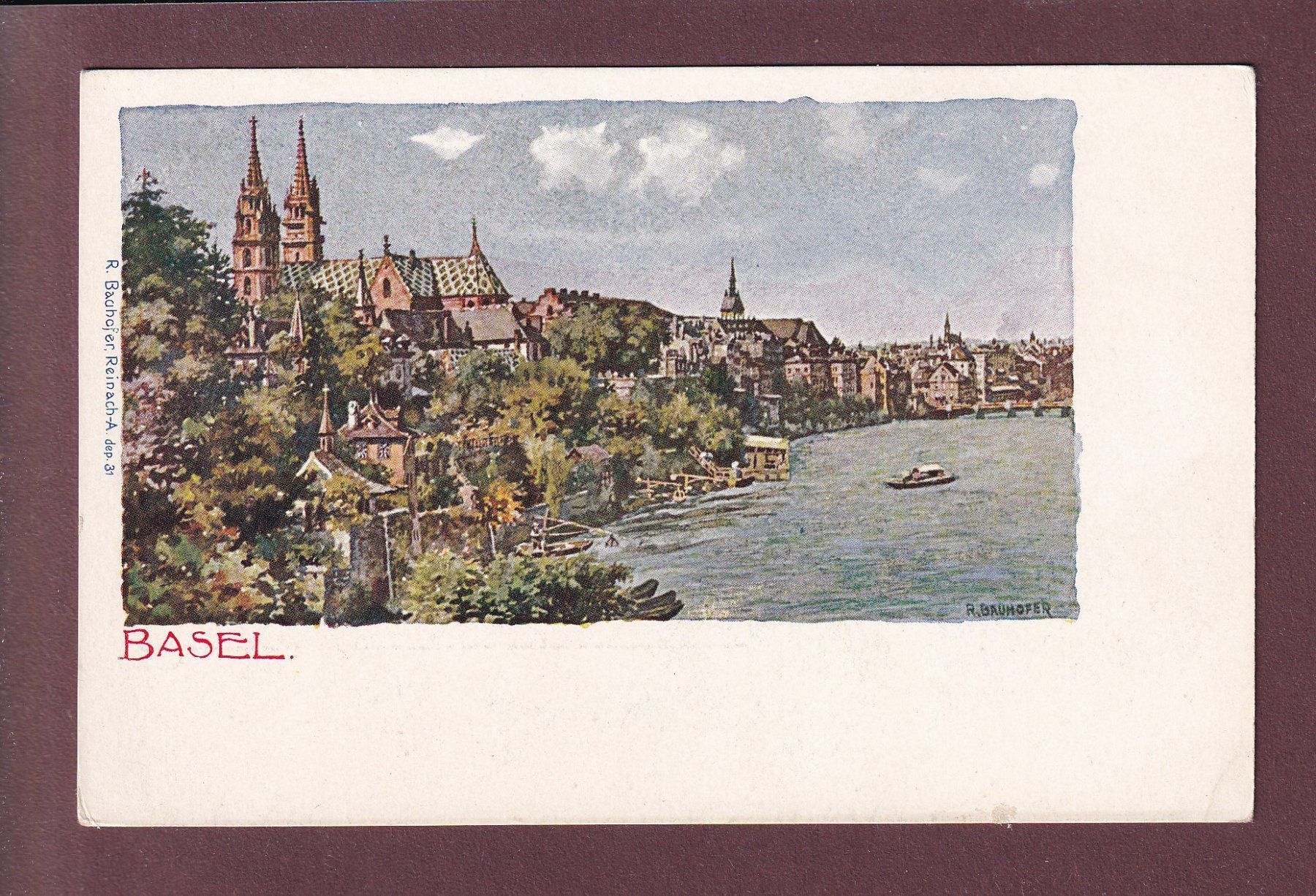 Cartes postales: BASEL - R. Bauhofer – D'occasion à Pully par nicecards