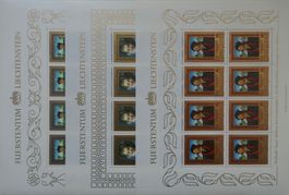 FL 1985 Kleinbögen Gemälde SBK Nr. 821 - 823 postfrisch**