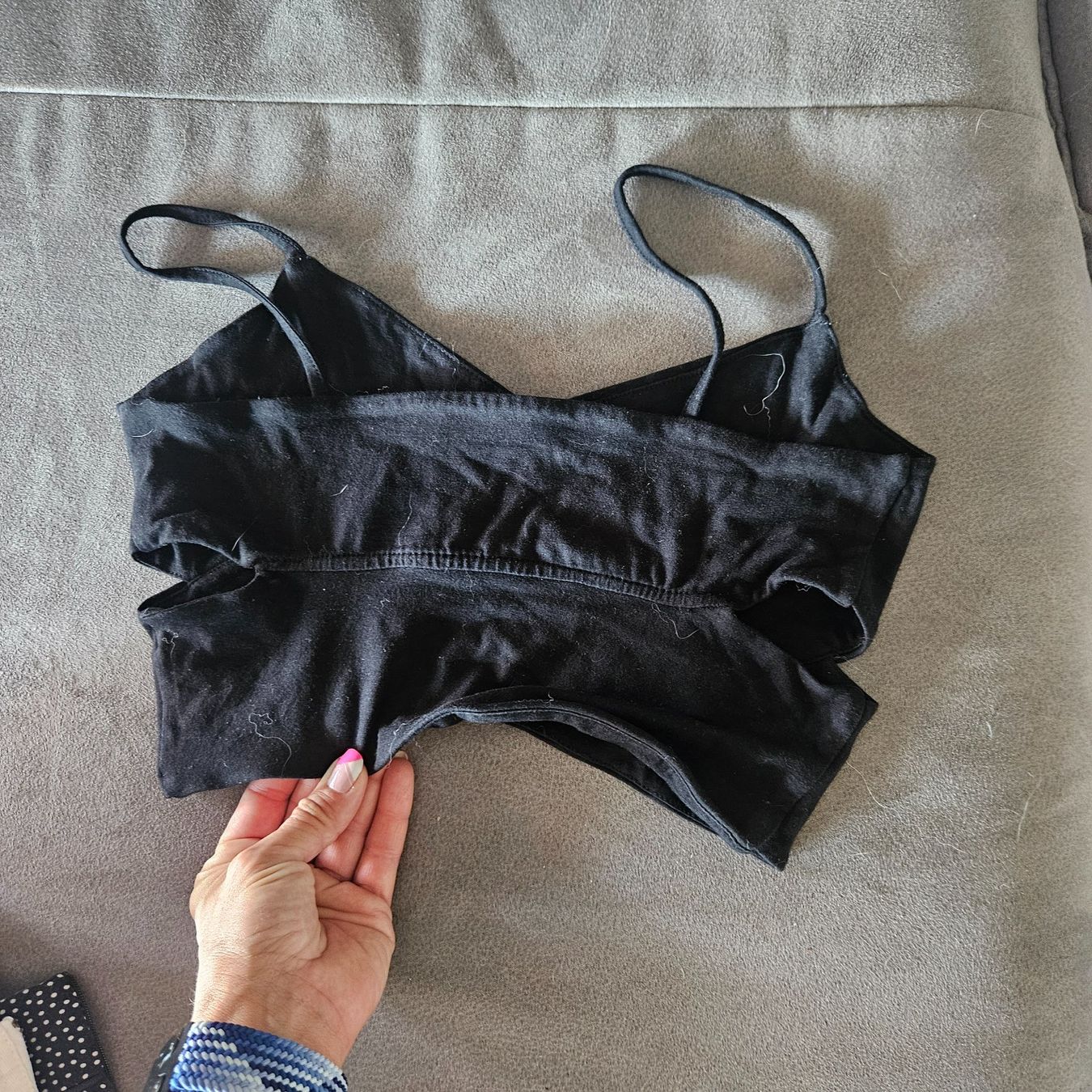 Bershka Tops: Mini top sexy Bershka M noir – Gebraucht aus Verbier von gab_2klq 2