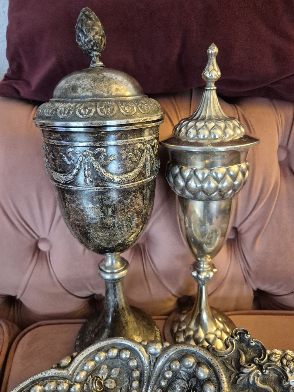 Tutte le decorazioni: 5 versilberte Objekte – Usato da Zürich venduto da Dalema13 3