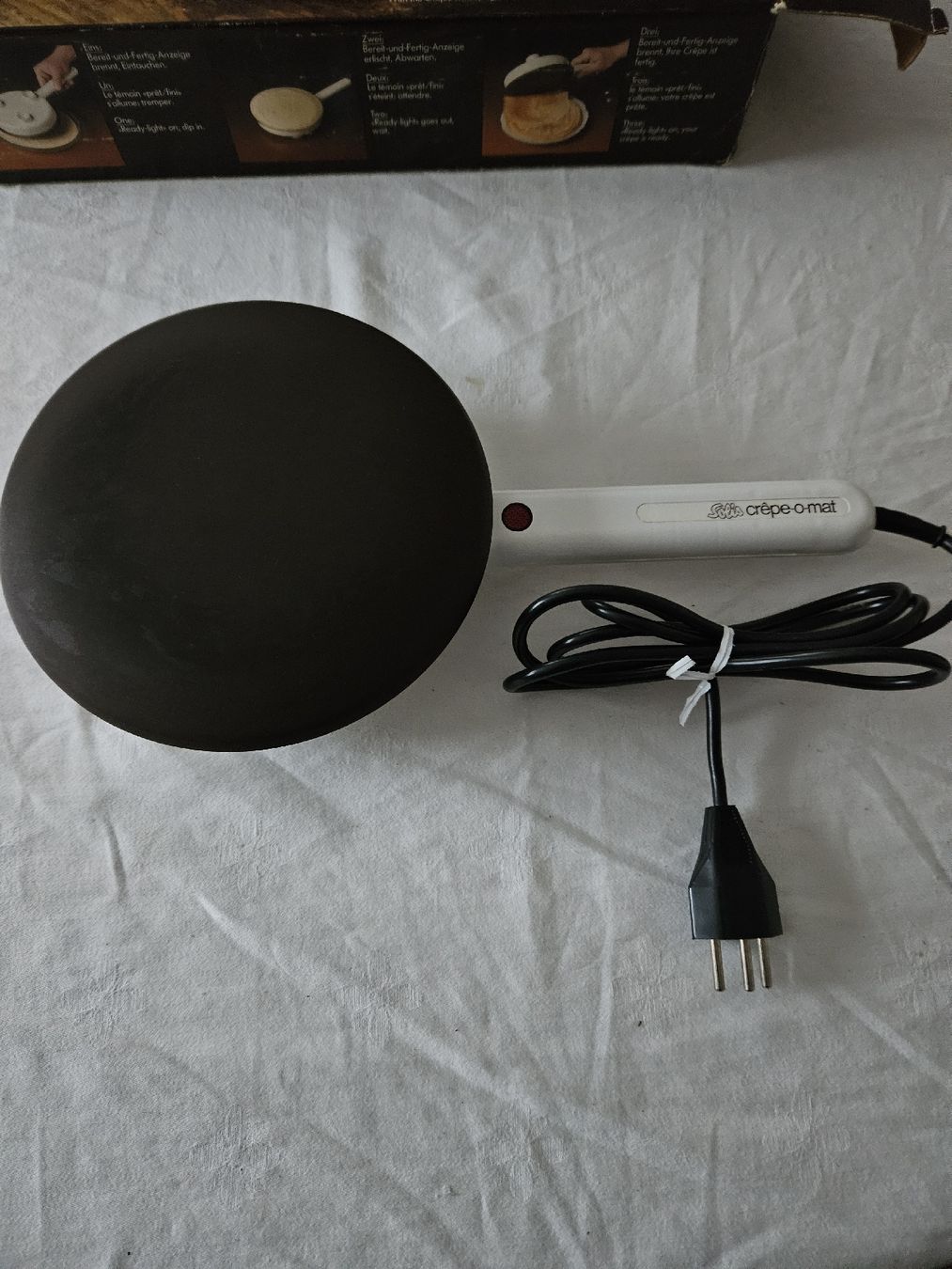 Solis Elettrodomestici da cucina: Crêpes-o-mat Typ 830 Crêpes Maker Party Retro – Nuovo e nell'imballaggio originale da Wädenswil venduto da Jsi.Z01 2