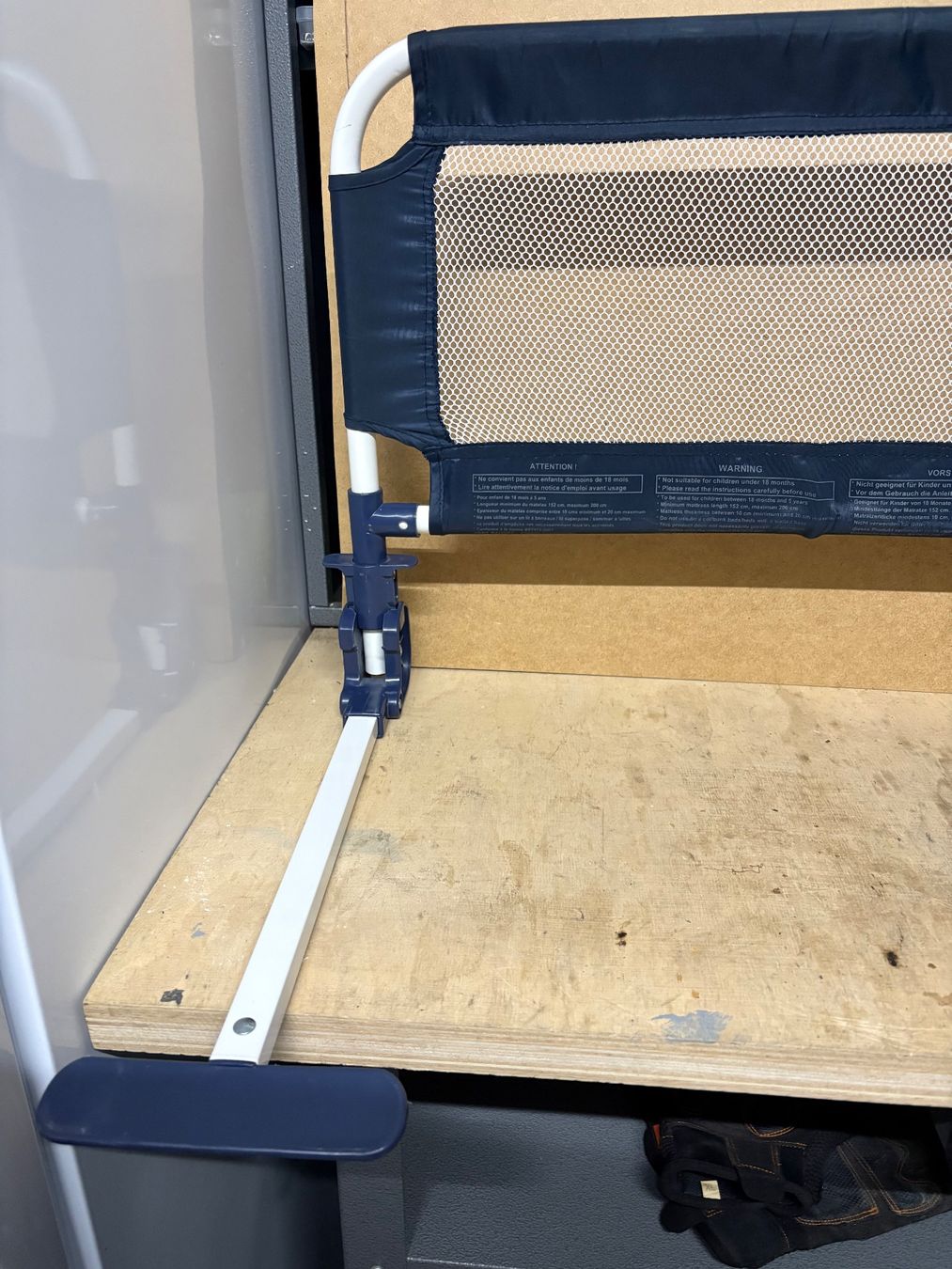 Box & Barriere di sicurezza: Bettgitter / Rausfallschutz 100 × 44 cm – Usato da Kerzers venduto da chassotce 1