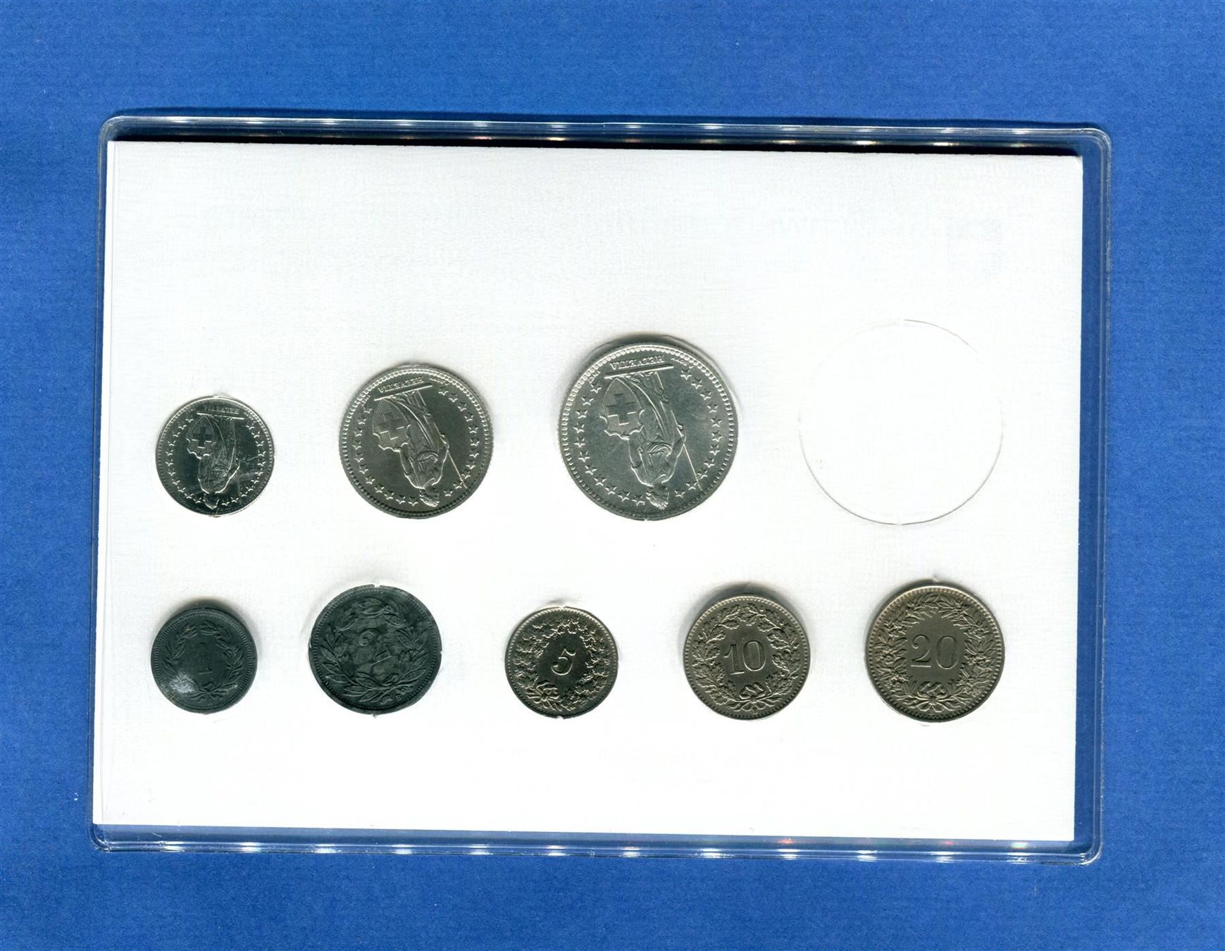 Tutti le monete: (1430) Münzsatz 1944 Silber – Usato da Rüthi (Rheintal) venduto da erdnuessli1 1