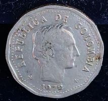 KOLUMBIEN 50 CENTAVOS 1972