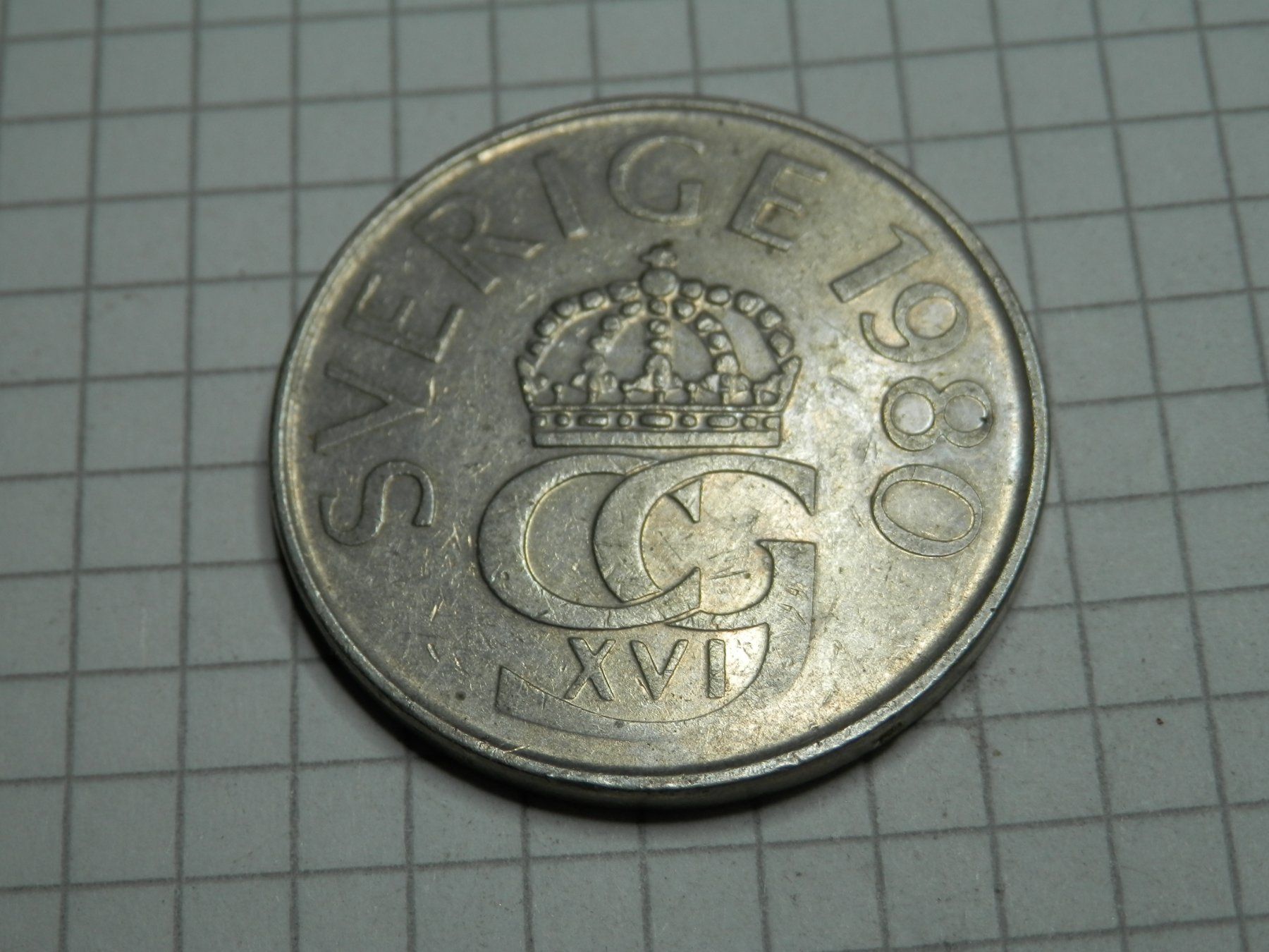 Tutti le monete: Schweden  5 Kronen, 1980 – Usato da Weiach venduto da weiach81