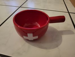 Fonduepfanne / Blumentopf für Blumen