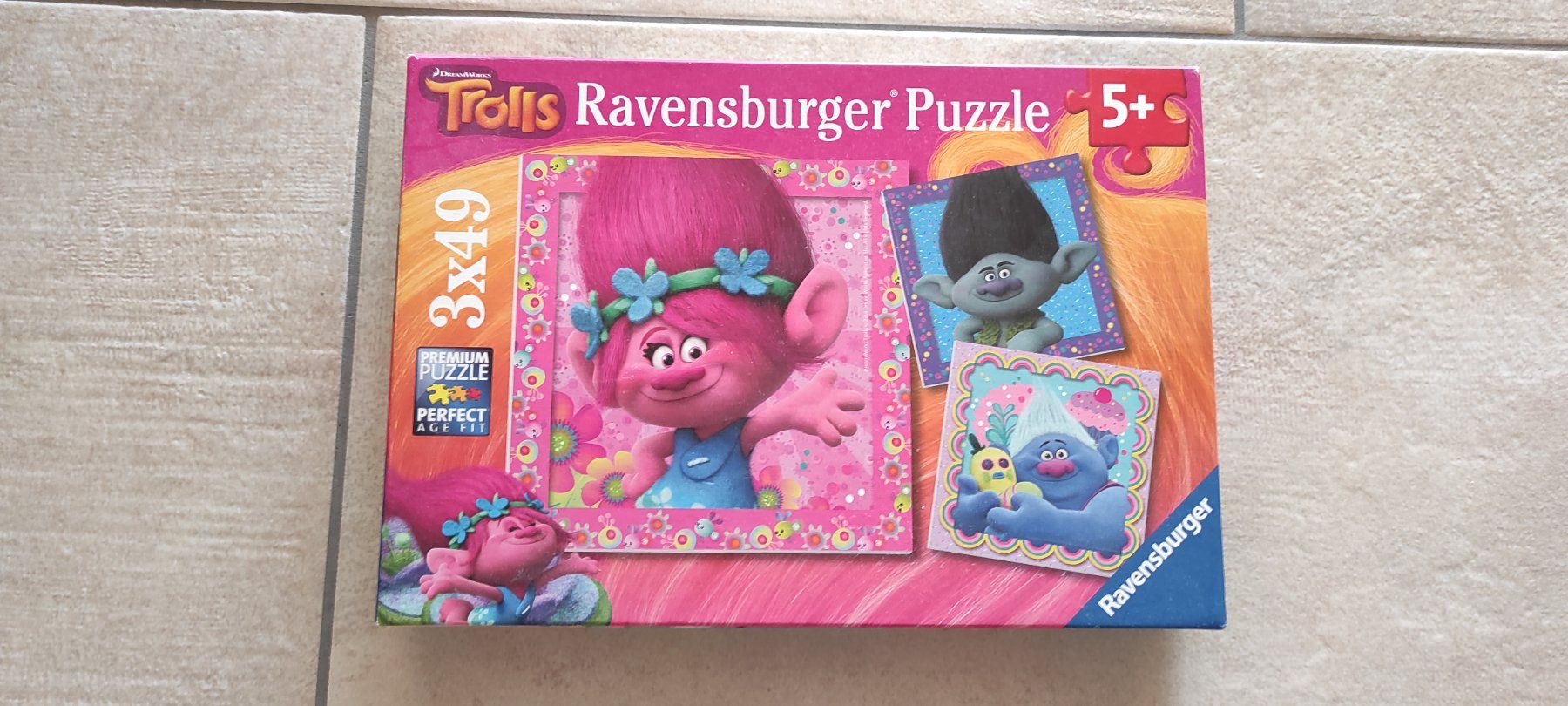 Ravensburger Puzzles: Puzzle Ravensburger Trolls / 3 x 49 Teile/ ab Alter 5+ – Gebraucht aus Zollbrück von Turner5
