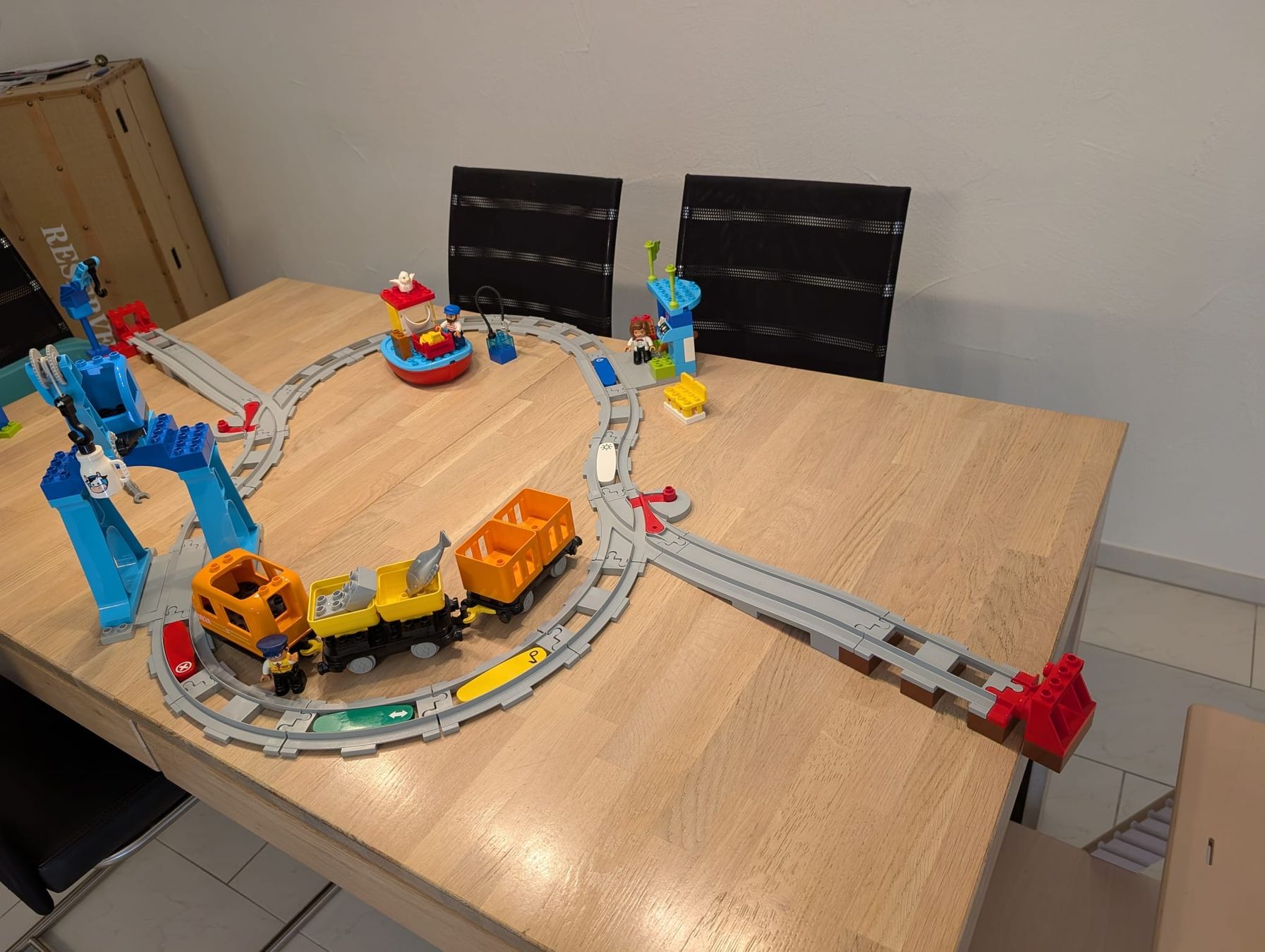 Lego Giocattoli: LEGO Duplo Güterzug Eisenbahn Set 10875 – Usato da Domat/Ems venduto da Paschaff 4