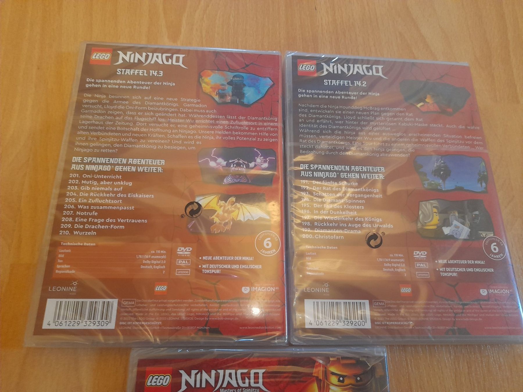 Tutti i DVDs: 3 Lego Ninjago DVD – Nuovo e nell'imballaggio originale da Lustmühle venduto da chevi03 5