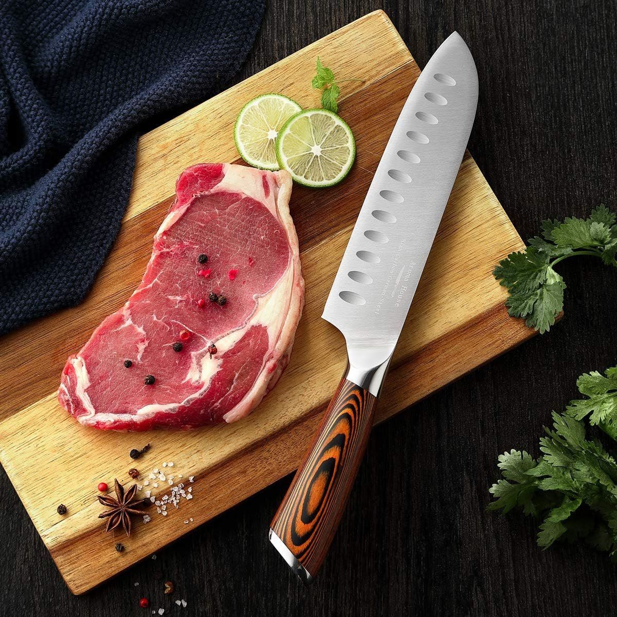 Küchenmesser: Santoku Messer 18 cm, Profi Kochmesser – Neu und originalverpackt aus Oberentfelden von ase_sk8n 5