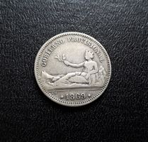 1 Pesetas SPANIEN 1869