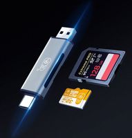 Lecteur carte type-c /USB carte microSD/TF/SD capuches inclu