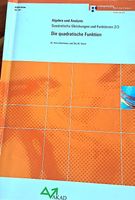 AA 201 Algebra  Die quadratische Funktion