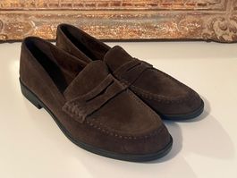 Woman’s Chocolate Suede Loafers - Like New!