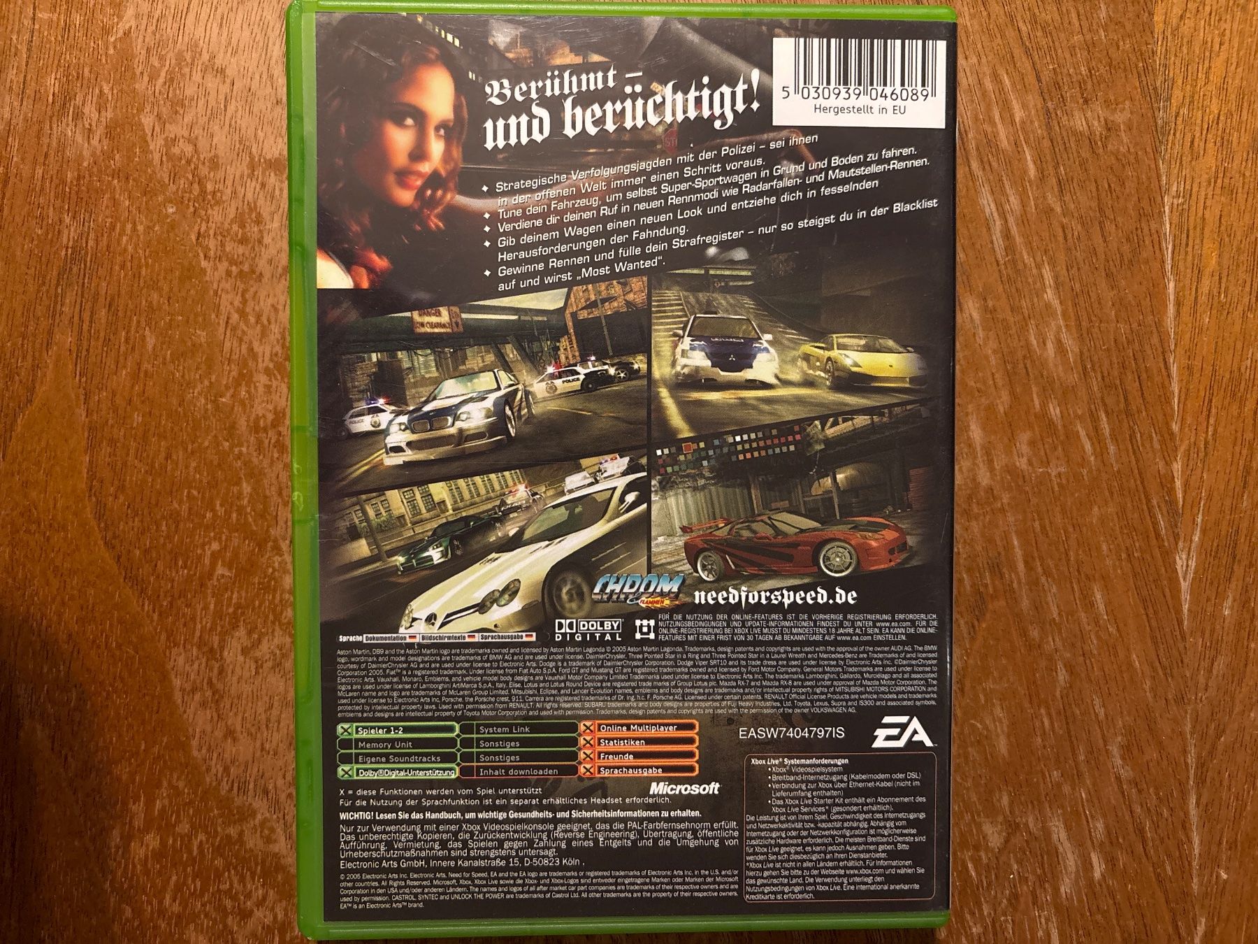 Microsoft Spiele: NEED FOR SPEED MOST WANTED NFS - Microsoft XBOX CLASSIC – Gebraucht aus Zürich von hiddentreasures_zh 1