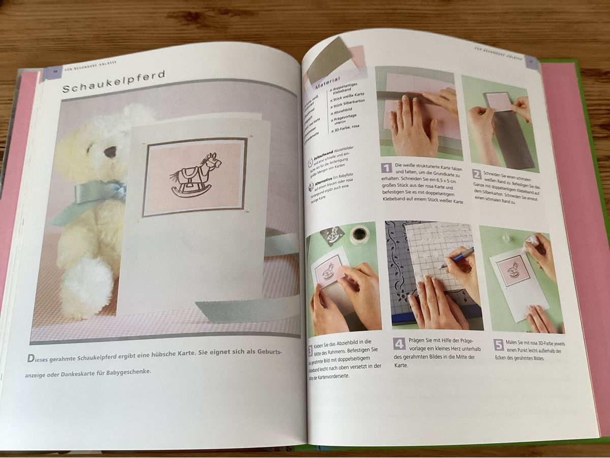 Libri: Bastelbuch Handgemachte Karten und Geschenkpapier – Nuovo (secondo la descrizione) da Wassen UR venduto da SABDOM 3
