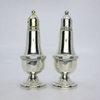REED & BARTON USA 925er Sterling Silber Salz u. Pfeffer
