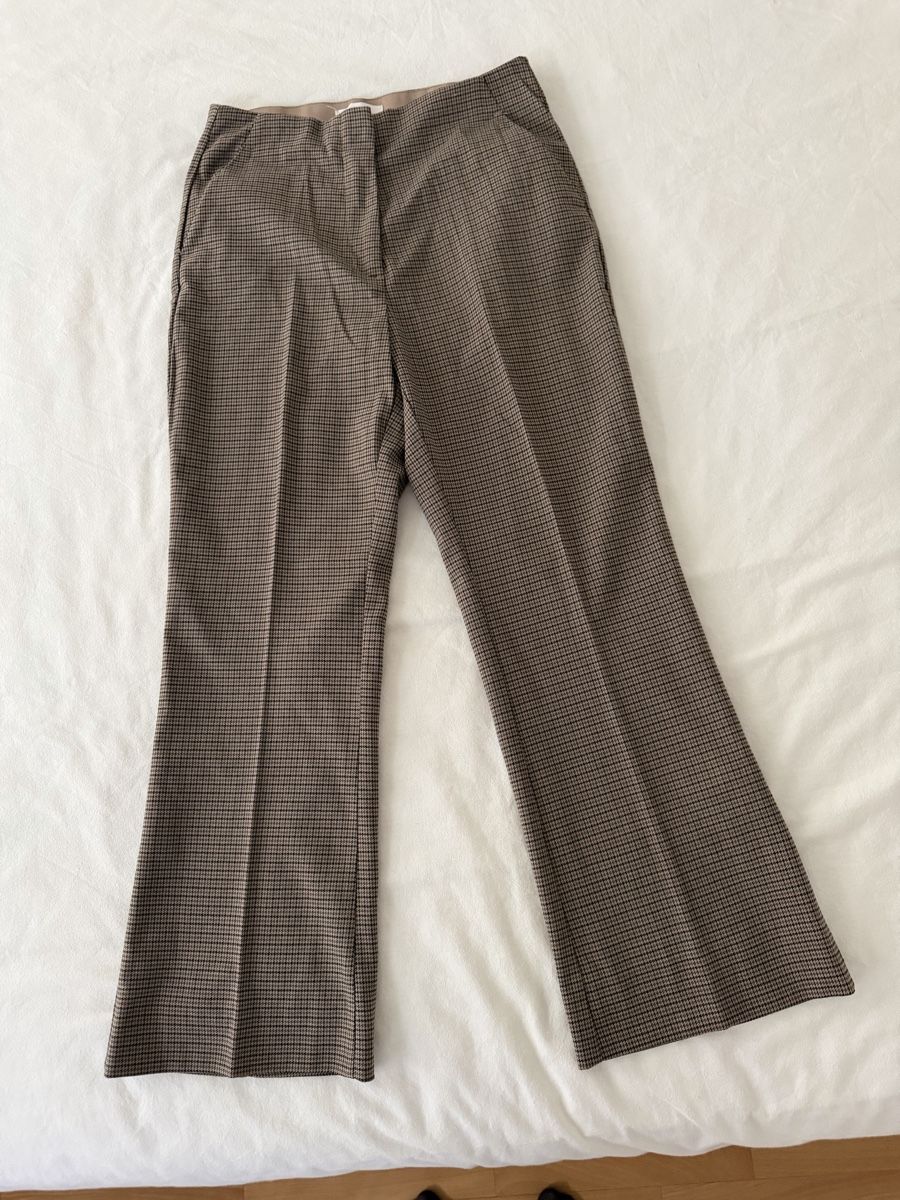 H&M Pantaloni: H&M Trousers, Brown Checkered Pattern, Size EUR 36 – Usato da Zürich venduto da jus_sw7l 2