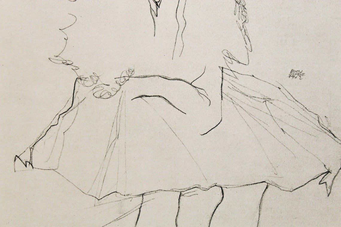 Grafica & Litografie: Egon Schiele - Originallithographie – Nuovo (secondo la descrizione) da Ponte Tresa venduto da 11GalleriaAlterEgo11 4