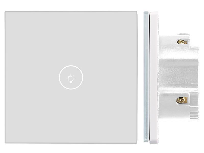 Interruttori: Touch-Lichtschalter mit WiFi, APP und Sprachsteuerung – Nuovo e nell'imballaggio originale da Giubiasco venduto da softmail 2