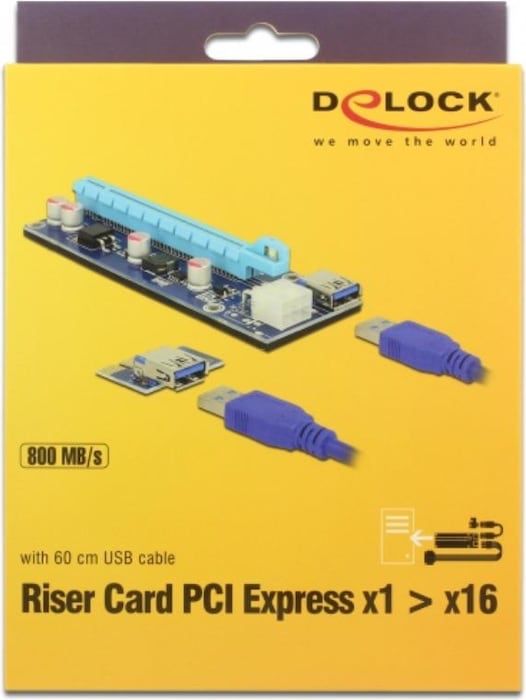 Riser Pci Delock Carte De L L Vateur Kaufen Auf Ricardo