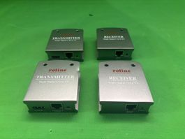 2x Roline HDMI Extender Set 14.01.3461