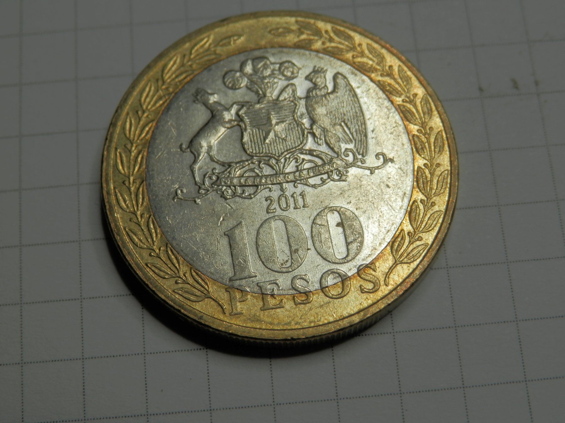 Tutti le monete: Chile 100 Pesos, 2011 – Usato da Weiach venduto da weiach81 1