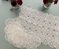 Tischtuch Set -  Handarbeit NEU