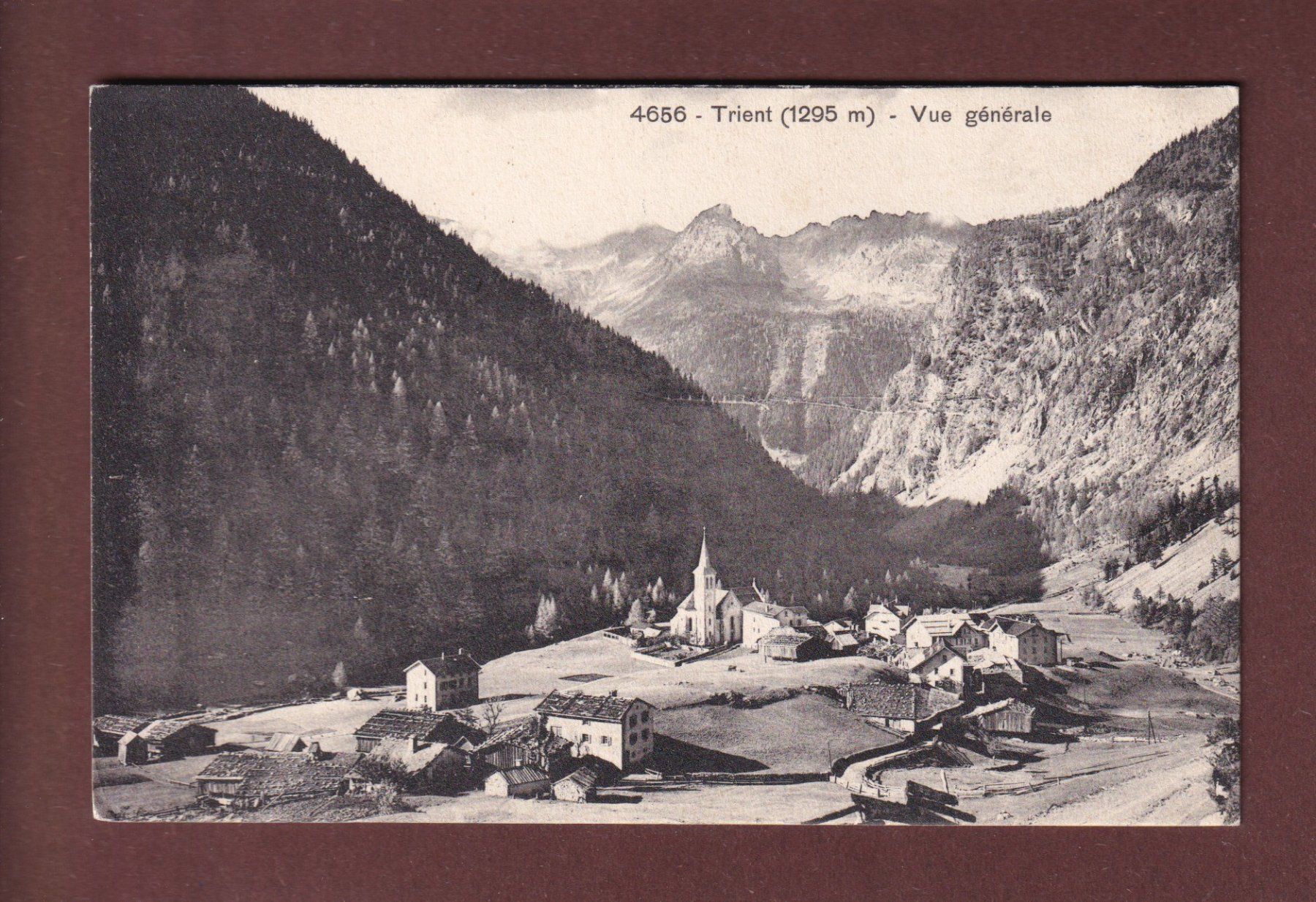 Cartes postales: TRIENT - Vue générale – D'occasion à Pully par nicecards-shop