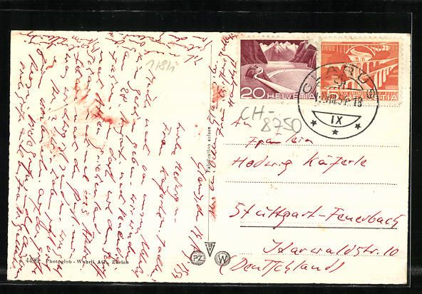 Cartoline postali: Glarus, Ortsansicht mit Versammlung am M – Usato da Berlin venduto da bartko-reher 1