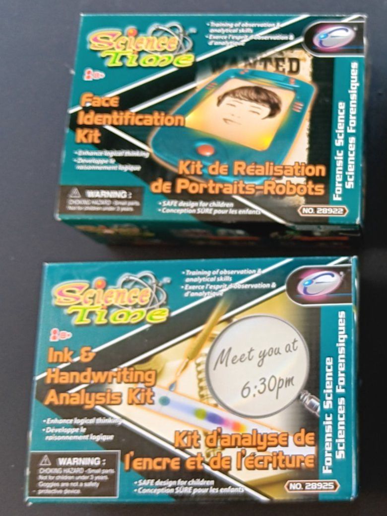 Kit bricolage: 4 JEUX DE KIT DE DÉTECTIVE --SCIENCE TIME-- – Nuovo e nell'imballaggio originale da pully venduto da gringoloko 7