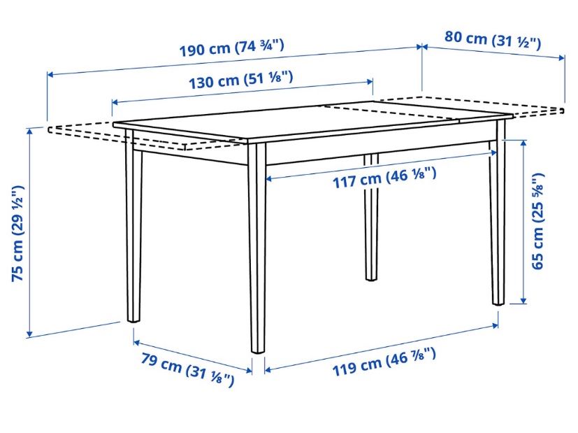 Ikea Tische: Esstisch weiss ausziehbar – Gebraucht aus Solothurn von dina.h__ 2