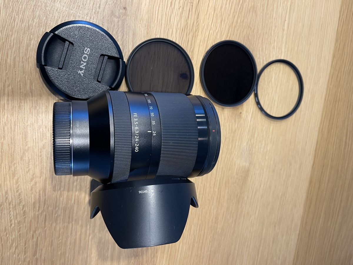 Sony Obiettivi: Sony FE 3.5-6.3/24-240mm Zoom Objektiv + Filter – Usato da Steinebrunn venduto da Stefanherz