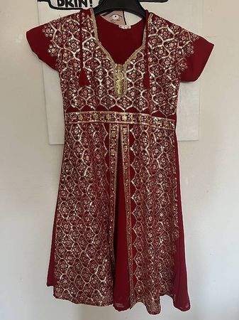 Salwaar Kameez Kleid XS Frau /Mädchen Rock Sari