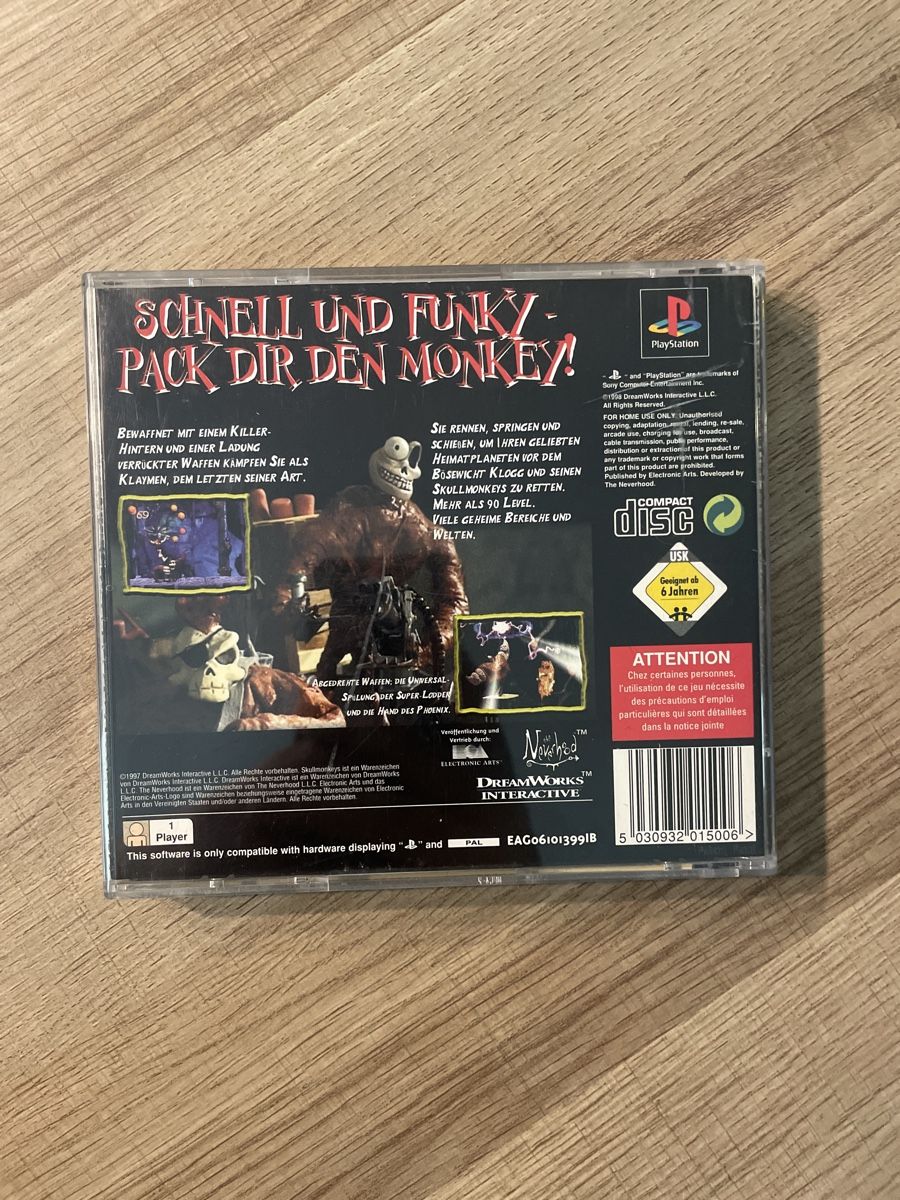 Spiele: Skullmonkeys Ps1 – Gebraucht aus Hagendorn von masterchieff 1