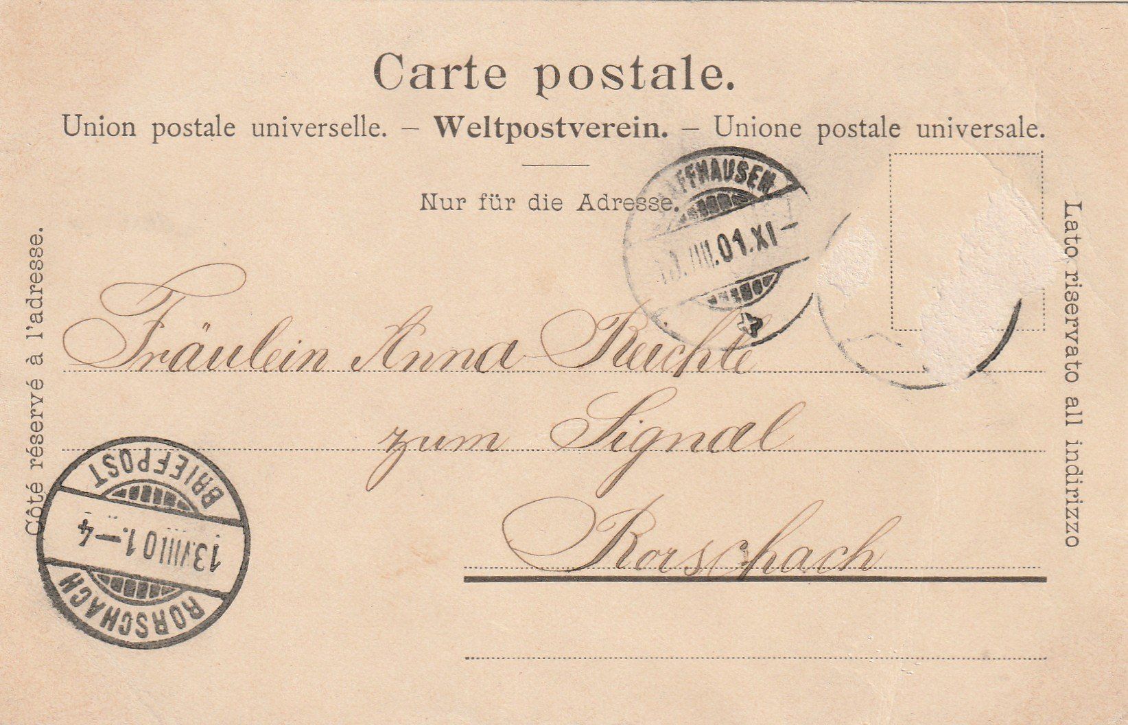 Cartes postales: Schaffhausen Centenarfeier – D'occasion à Rorschacherberg par fratovi2 1