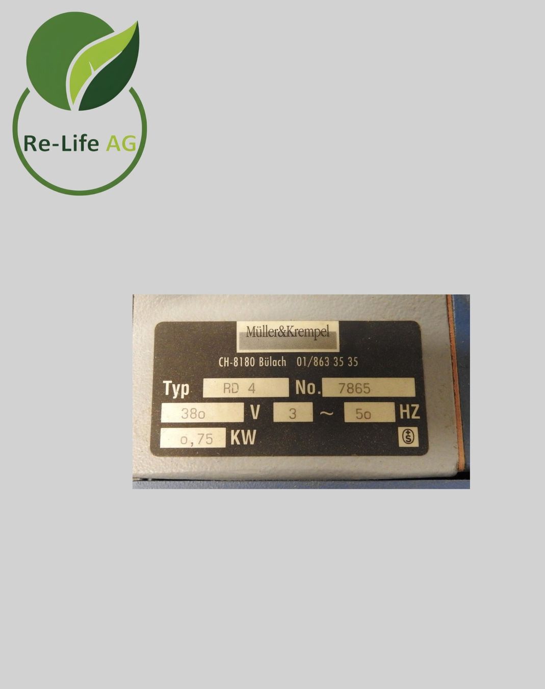 Tutte le macchine: Müller&Krempel | RD4 | Vacuum Pump | Fully Tested – Usato da Reinach BL venduto da Re-LifeAG_Labor 5