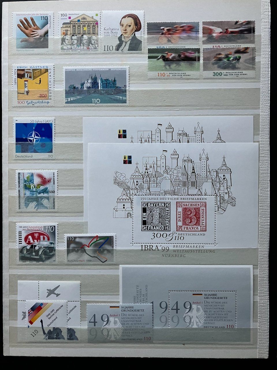 Tutti i francobolli: Lot Deutschland 1999 postfrisch – Usato da Nesslau venduto da andi_hon 1