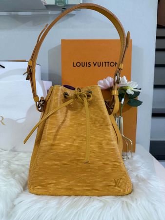 Ab 1 fr, Louis Vuitton Petit Noe Yellow Epi Leather