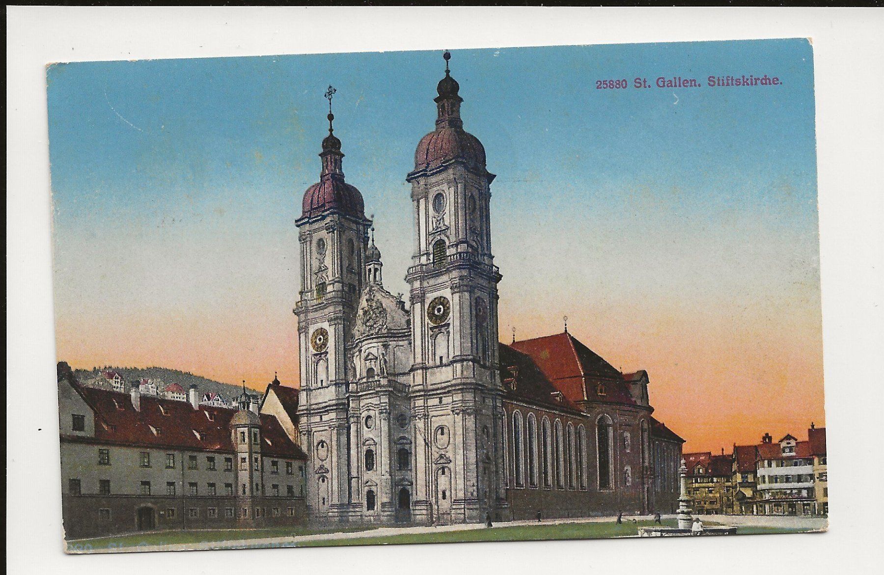 Ansichtskarten: AK 1932 St. Gallen Stiftskirche – Gebraucht aus Greifensee von 315WDO