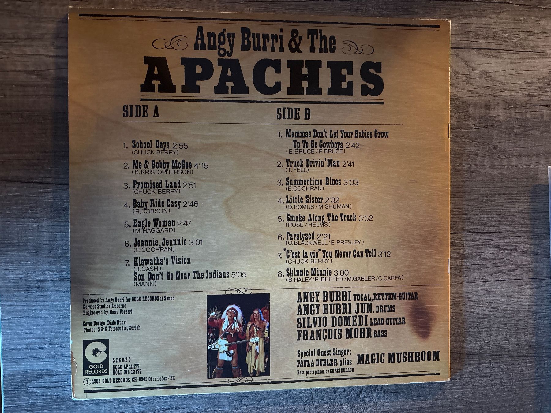 Schallplatten: A746 Angy Burri & The Apaches – Gebraucht aus Frutigen von Philippe_jsp 1
