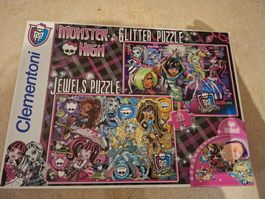 Monster High Puzzles 200 Teile Clementoni Glitter, Jewels