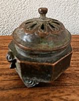 Klein Räuchergefäss Schatulle Dekodose Tibet Nepal Asien